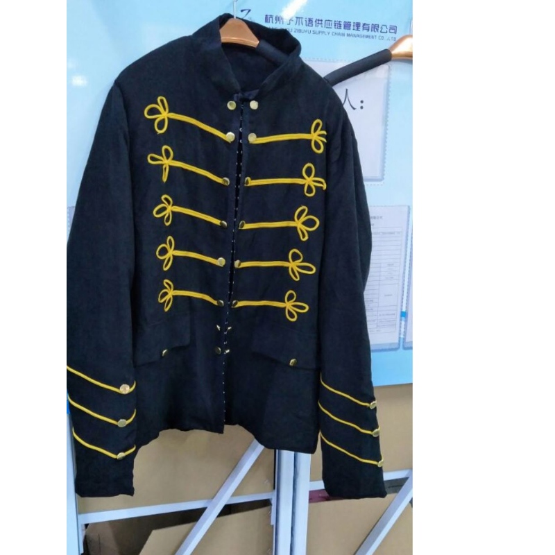 Трансграничен 2022 Amazon New Fashion Stand Collar Men 'Double Beashed Early Spring Long Loweve костюми