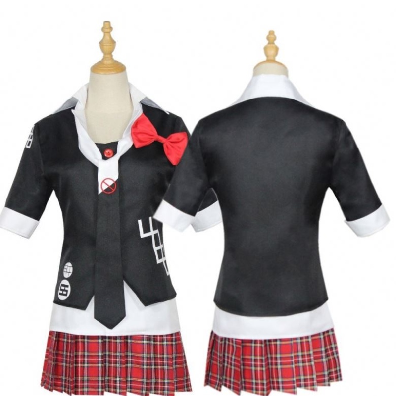 Danganronpa enoshima junko униформа комичен con cosplay costumes Хелоуин сценични коледни костюми