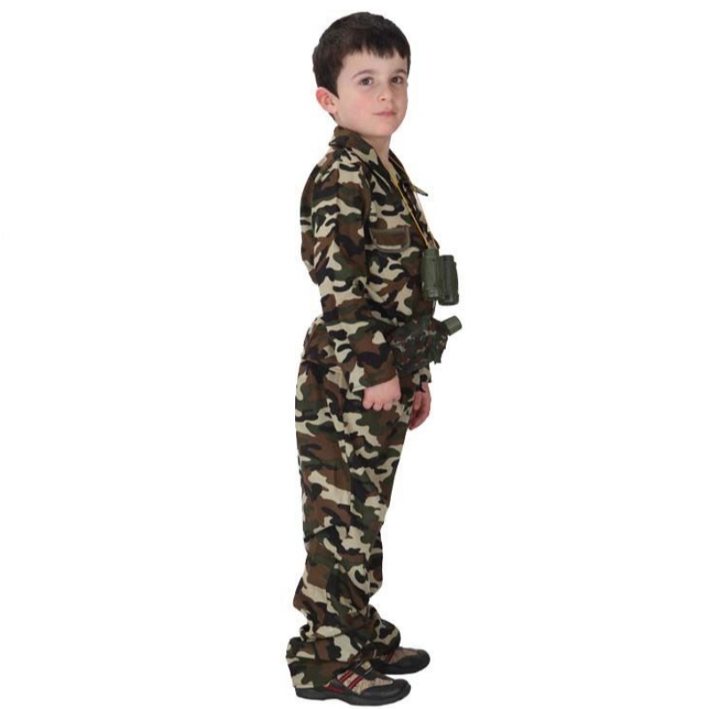 Момчета войник костюм Военна униформа костюм Kids Army Costume HCBC-010
