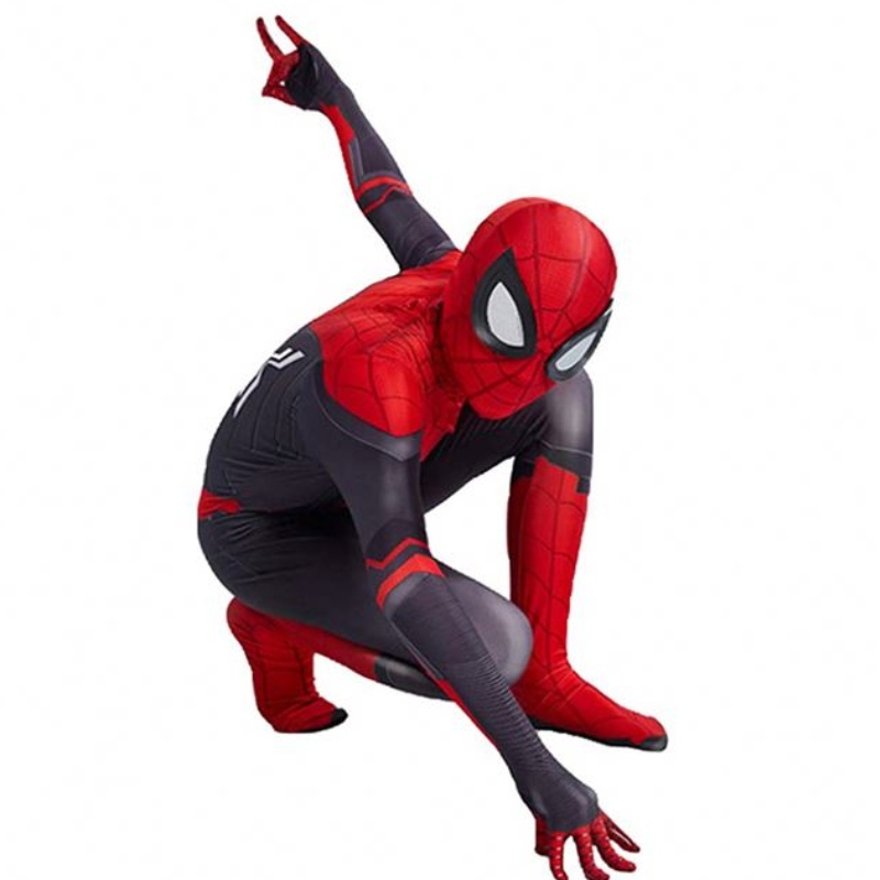 Спайдърмен костюм боди за деца Spandex Zentai Хелоуин Косплей комбинезон 3D стил
