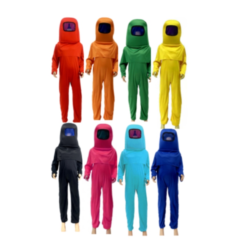 Kids Space Kill Jumpsuit Cosplay костюм деца Хелоуин сценично шоу Ролеви рокли Маска боди костюм