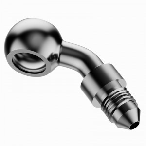 35 градуса Алуминиев адаптер за банджо болт Производство на спирачни фитинги