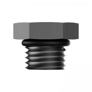 Блокирай капачката Мъжки адаптер Монтажна щепсела Алуминиева сплав