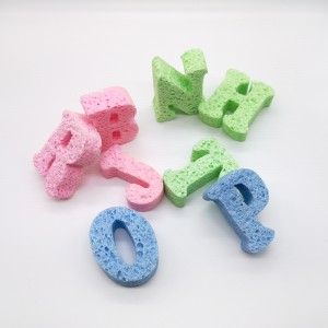 Комплект душ гъби натурална детска целулоза гъба масаж на тяло натурална ексфолираща гъба за морска баня