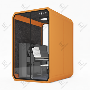 Без допир отделения изолация подвижна 4 човека офис капсула сграда традиционна шумоизолирана кабина за разговор заседателна зала