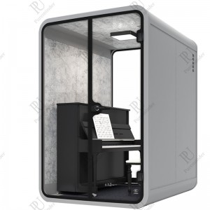 Подвижни преносими студио Домашни стоманени акустични бюра Стол Офис Шумоизолирани шушулки Офис телефонна кабина Вътрешна рабо...