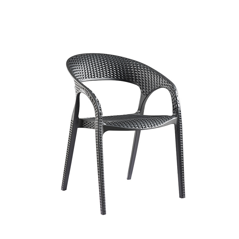 Ратанов стил кафене столове външно обзавеждане градински стол пластмасова смола пластмасови градински столове
