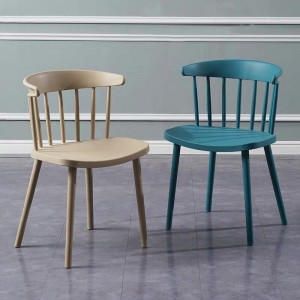 Фабрика цена на едро стелаж Модерен салон Пластмасов стол за хранене Външна градина Ресторант Стол