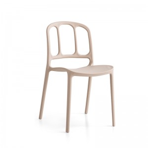 Модерни столове за кафе на открито ресторант за хранене с висококачествен подреждащ се салон пластмасов стол