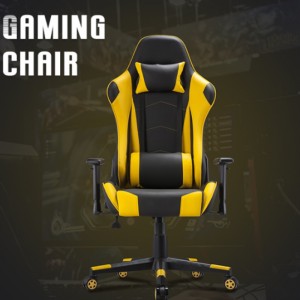 Gamer Pu Leather Racing Gaming Chead Сгъваем стол Gaming Office Compute Gaming Seal с LED светлина