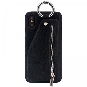 Защитен калъф за мобилен телефон, ръчен кожен предпазен калъф, малък портфейл за съхранение на мобилен телефон чанта, устойчива н...