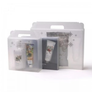 Вакуумно оформена козметична пластмасова блистерна опаковка тава