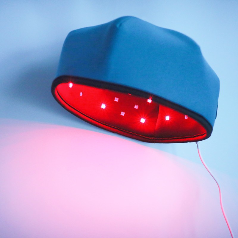 LED Червена терапия за терапия на терапията Капачка за растеж на косопада за инфрачервено лечение с терапия за прераждане