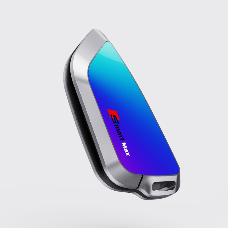 Интелигентен ключ за автомобил LCD, надграждане на ключ без ключ, ключ за синя кола Автоматично заключване&Отключване на дистанционно стартиране на автомобили, ключ за подмяна на FOB Аксесоари за кражба, дисплей на логото на превозното средство