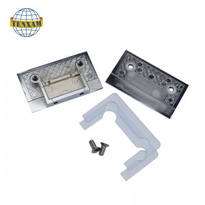 Двойна дупка, наберена от 0 градуса стъклена скоба