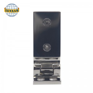 Единичен ръб 90 градуса стъклена скоба