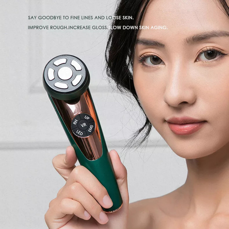 Ems горещ студен фотон инструмент за красота лице skinwhiten lift затегнете инструмента за красота на лифтинг за красота usb преносим електрически масаджър за лице, въвеждане на лицето, почистване на кожа