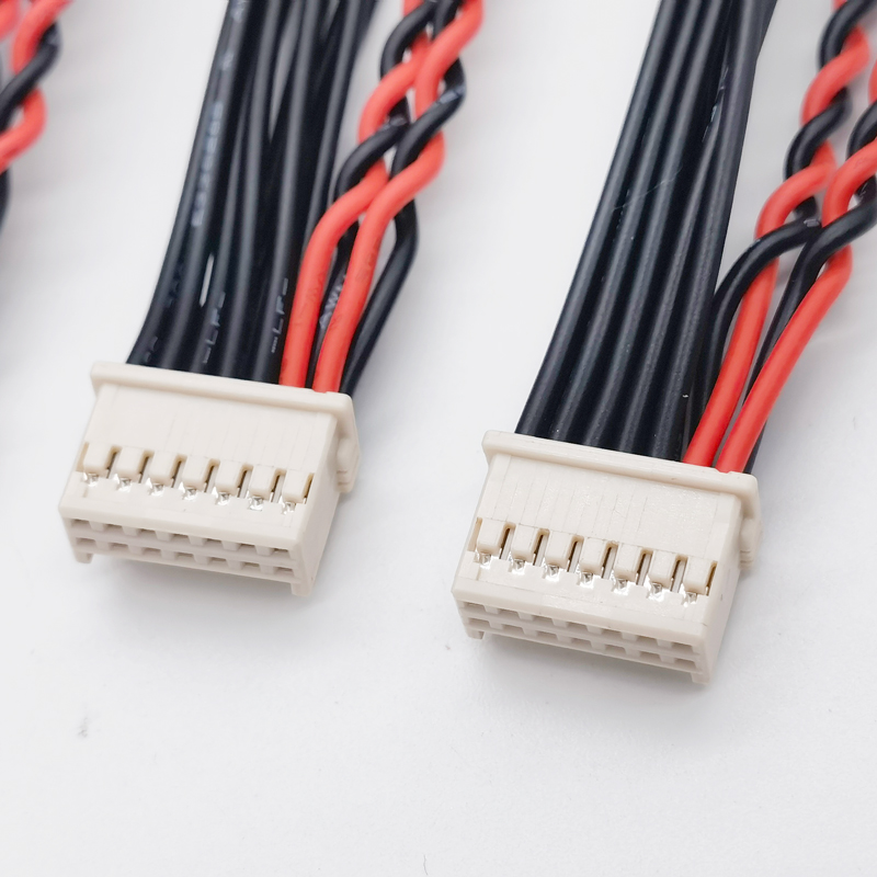Molex Terminal Line 501646-1400 Двоен ред сбруя проводник 2.0 мм робот ролка четка конектор на двигателя Кабел Персонализиране