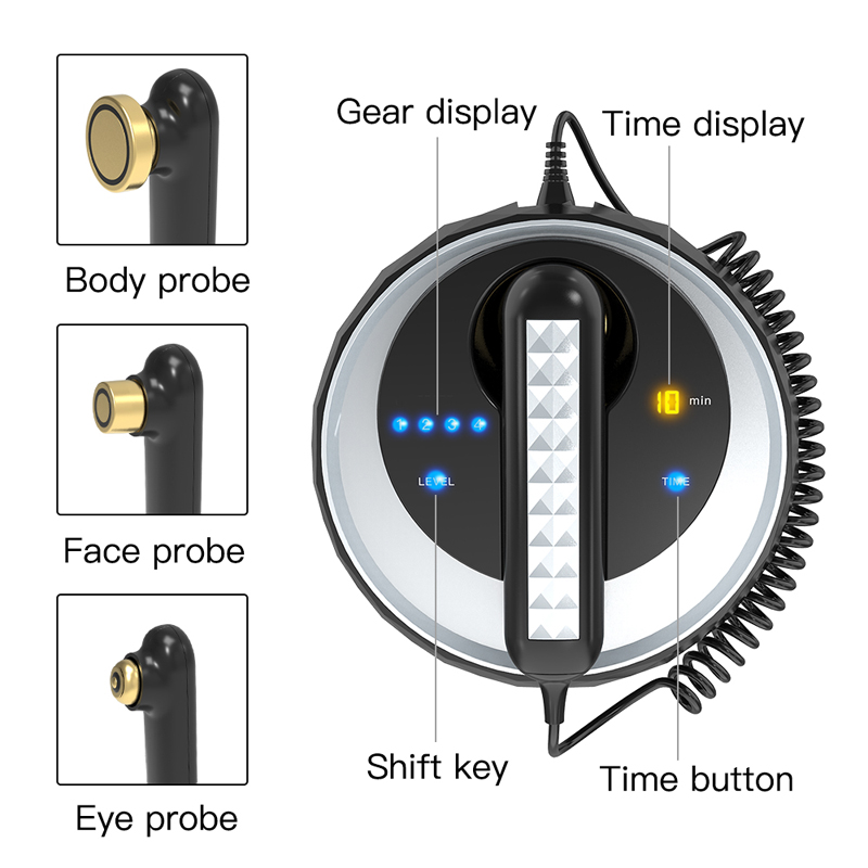 RF радиочестотна машина за стягане на кожата и тялото, намаляване на бръчките, акне, торбички за очи подпухналост, повдигане на кожата, подобряване