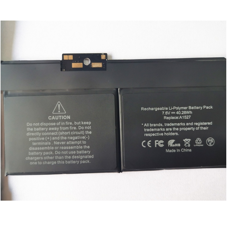 Подходящ за Apple Laptop Battery Universal A1534 A1527 A1705 12-инчов лаптоп MJY32 MF855 Батерия за лаптоп