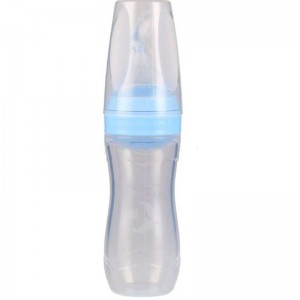 100% хранителен клас силиконова лъжица изцедете оризовата паста бебе хранене бутилка силикон бебешки деца, хранещи се с плодове би...