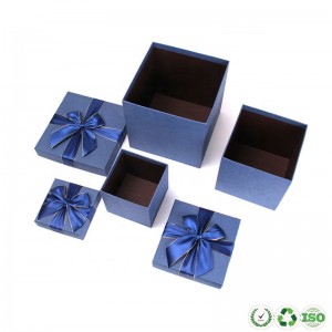 Персонализирана подаръчна кутия за рециклирана занаятчийска хартия