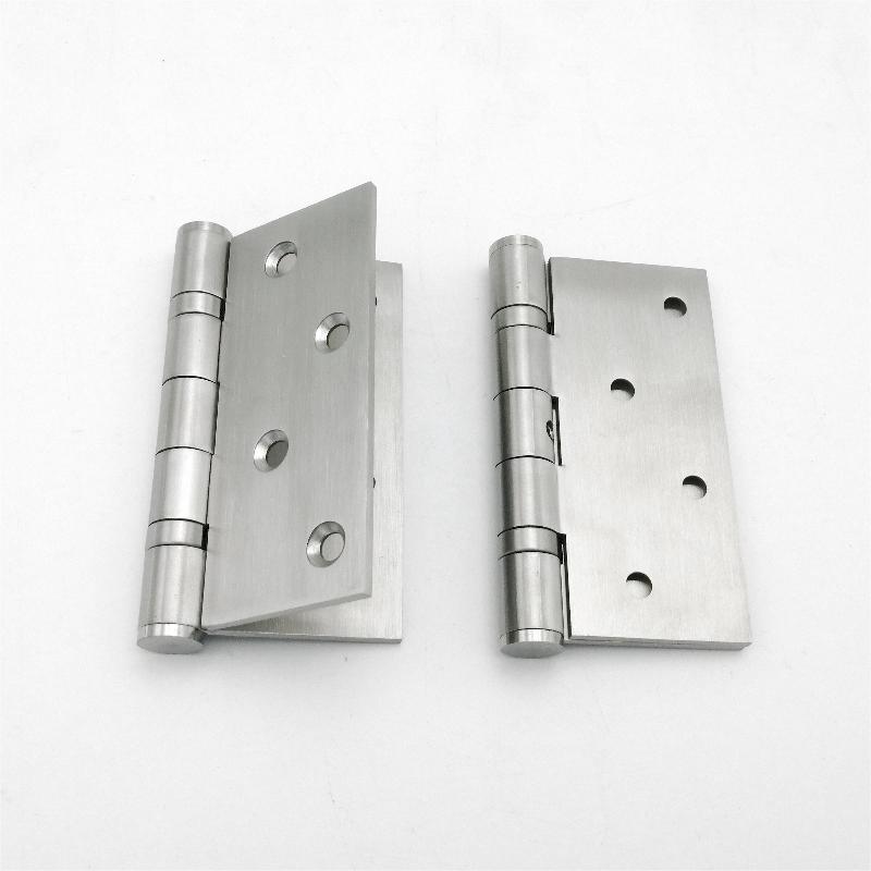HN002 Висококачествени врати от неръждаема стомана панти 4 инчови квадратни ъгли панти 2 опаковки