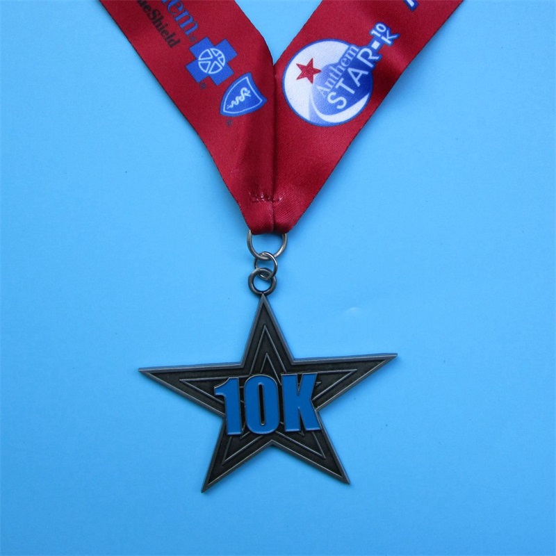 Триатлонни медали проектирайте свой собствен медал за спортна сплав с лента