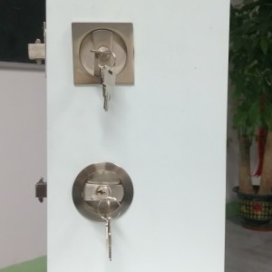 1601 съвременен вход квадратен джоб ключалка, сребърна ключалка на вратата с ключ, плъзгаща се ключалка на вратата