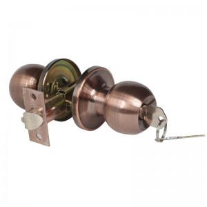 2501 копче за входната врата с ключалка и ключ, интериор и ключалка на външната врата, стандартно копче за топче на топката