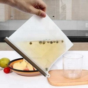 Водоустойчива течове за здравословна екологична чанта за съхранение на силикон за готвене екологична закуска за закуска за мног...