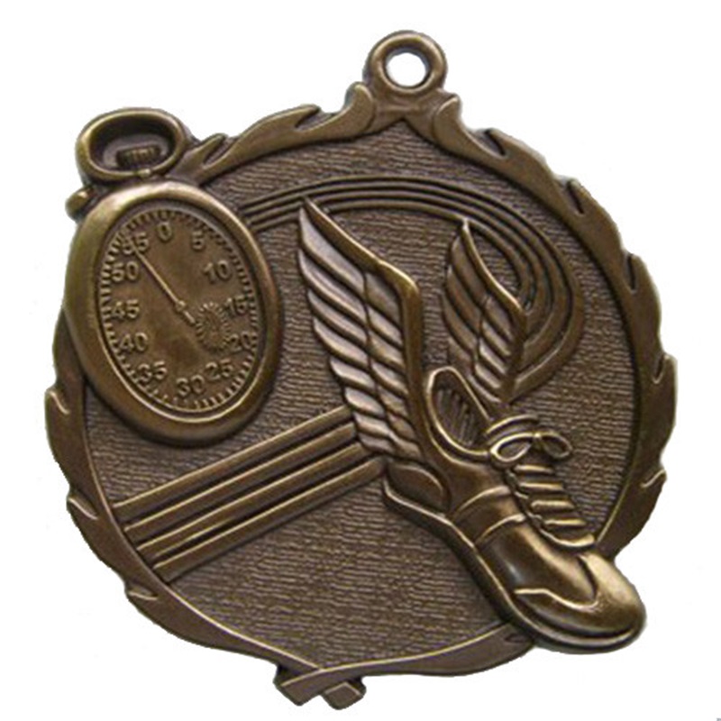 Античен сребърен медал 3D медали за борба по поръчка медальон висулка