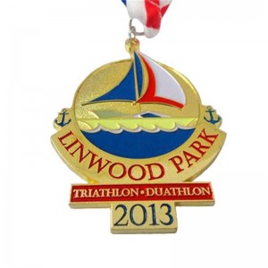 Персонализиран дизайн на собствения си медал спортен отрязани златни медали, плуващи бягащи танцуващи медал
