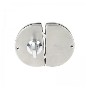 GDL001 201 от неръждаема стомана Търговска трайна метална метална стъклена стъклена врата Анти кражба Заключване, двойно люлеене на ...