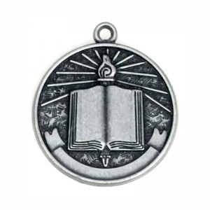 Може да бъде преработен метални медали Сток Медал 7/8-инчов античен сребърен спорт медали