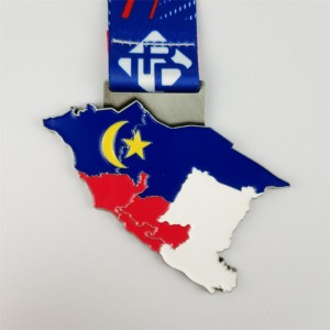 Цветни меки емайл метален медальон висулка възпоменателни медали