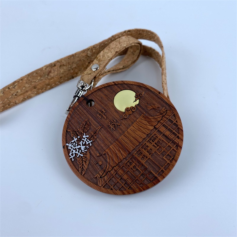 Персонализиран дървен медал Дървен маратон медал с лазерно гравирано лого