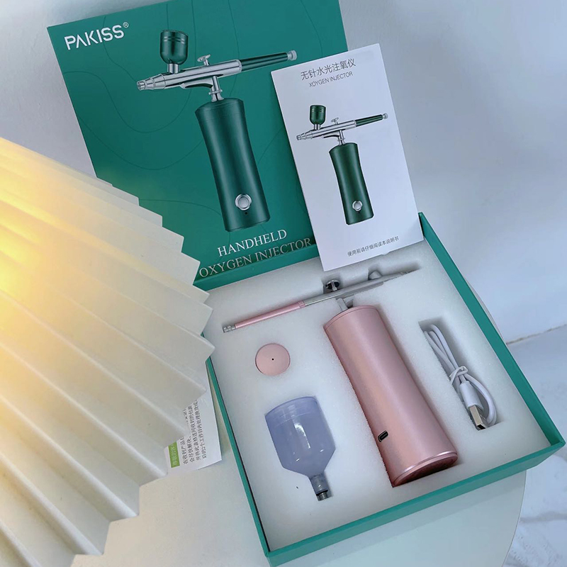 Отворете усъвършенствана грижа за кожата с кислороден инжектор отхвърля режим на грижа за кожата