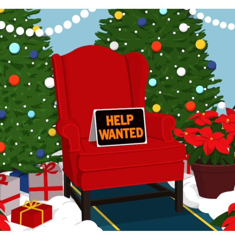 Можете ли да забележите шапката на Дядо Коледа в този труден пъзел?