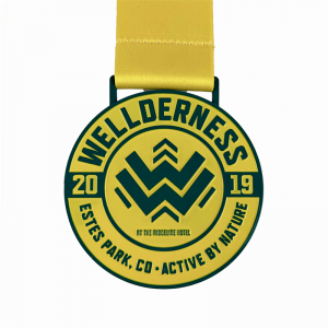 3D Gold Metal Award Marathon Running Sport Medal Color Spray медал UV медали за печат