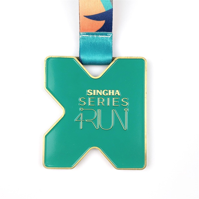 Персонализирани медали емайл 3D Gold Metal Award Marathon Running Sport Medal