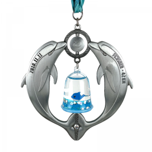 Антични медали Rebin Design Gold Plated Medal Circle Charm