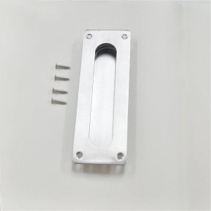 7,09 инча вдлъбнати пръсти Издърпвания за джобна врата на вратата, плъзгаща се дръжка на вратата, четка от неръждаема стомана право...