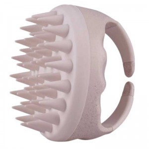 Биоразградим пшенична слама шампоан Масаджър четка Скалп Ексфолиатор миене на гребен за тяло душ душ баня за баня за отслабване ...