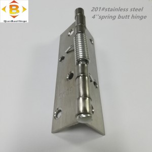 201#stainless стомана пружинна дупе шарнирна врата по -близо панта дървена врата пружина на пантата Автоматична панта за отскок