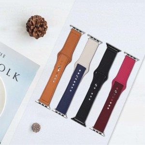 Основна кожена каишка, дишаща и издръжлива, модерна решетка Qianniao, малка, свежа и плътна цветна каишка и др. Са подходящи за ябълки, ...