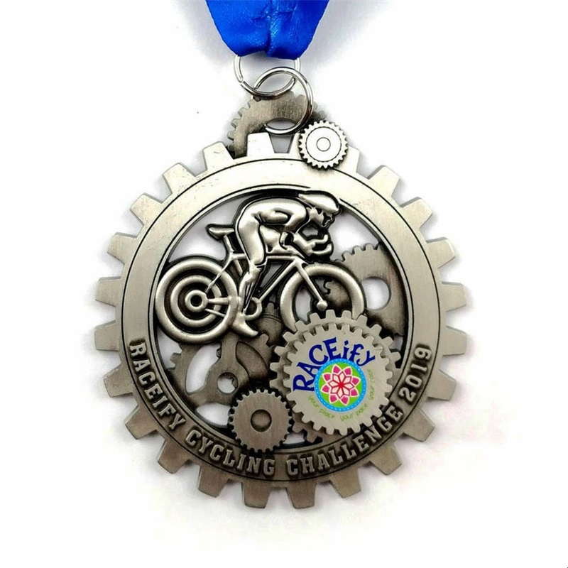 Gag New Custom Metal 3D Cycle Series Race Bike медали