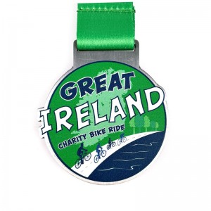 Фабрика за спортен медал Медали за метално колоездене Персонализирани 3D велосипедни медали