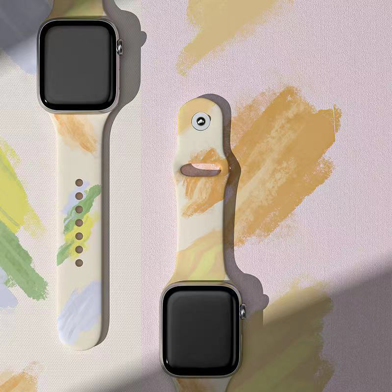 Печат на силиконова каучукова спортна лента за часовници за iwatch