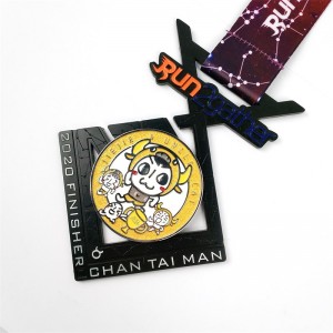 Gag Wholesale Custom Logo Design Metal Alloy бягащ маратон спортен медал за чест